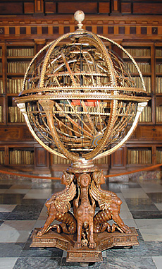 Esfera armilar del Monasterio de El Escorial