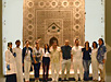 Montaje del Mihrab en el Museo Nacional de Omán