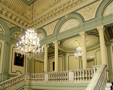 Escalinata del Palacio de Justicia. Madrid