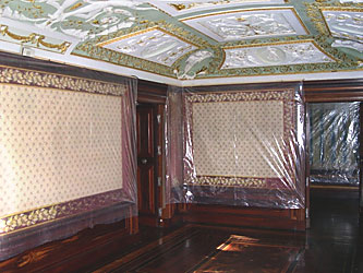 Salas de la planta alta de la Casa del Príncipe en El Escorial