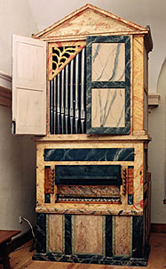 Organo del Realejo de la ermita de la Granja de San Ildefonso, en Segovia