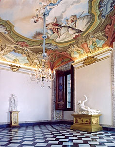 Salones de la Galería de Estatuas de El Palacio de La Granja