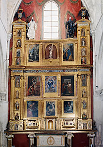 Retablo de la Capilla de Dña Ana de Austria del Monasterio de Las Huelgas. Burgos