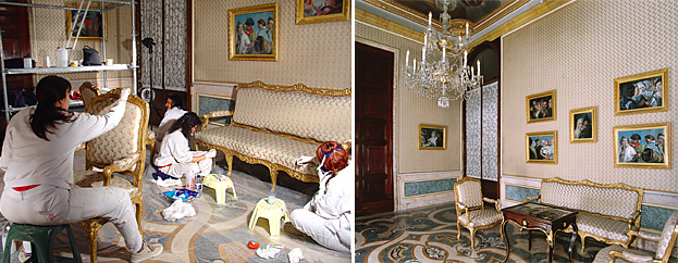 Trabajos de conservación en el Palacio Real de Madrid