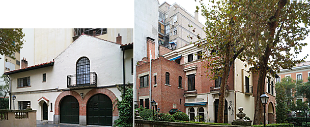 Buildings of the Embassy of the USA in Madrid