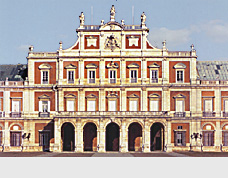 Fachada del Palacio de Aranjuez